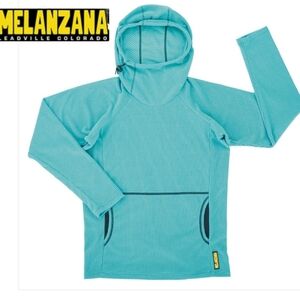 MELANZANA MICRO GRID HOODIE V2 MEN'S XL TURQUOISE LAGOON